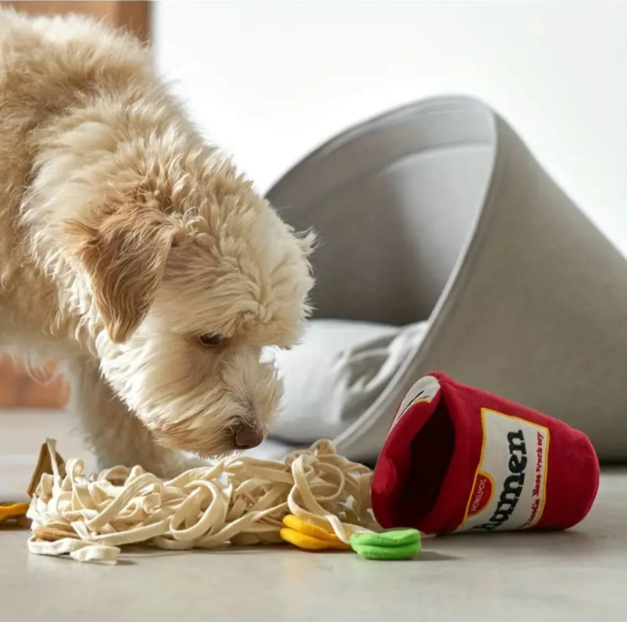 Ramen Noodles Nosework Snuffle Toy