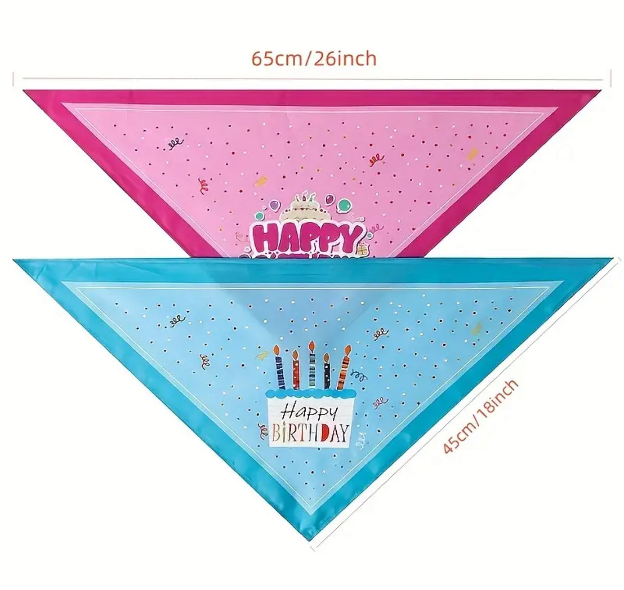 Happy Birthday Bandana (2 Colours)