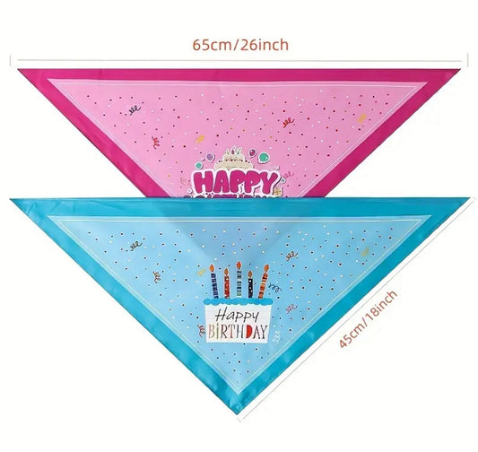 Happy Birthday Bandana (2 Colours)