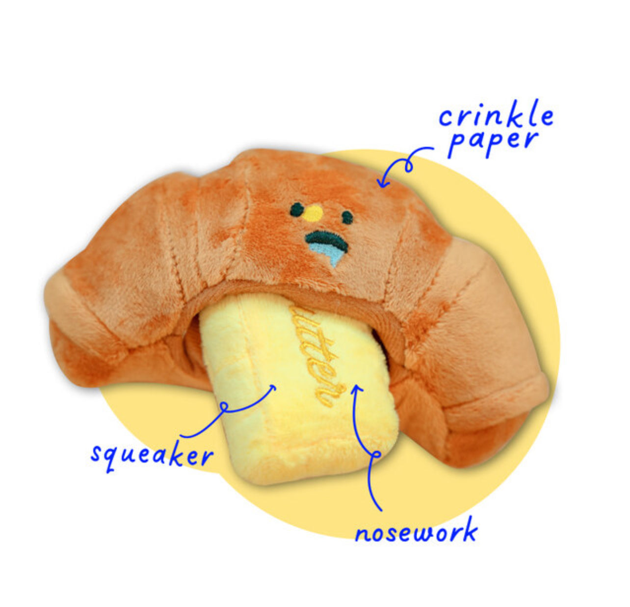 BiteMe Croissant Nosework Toy