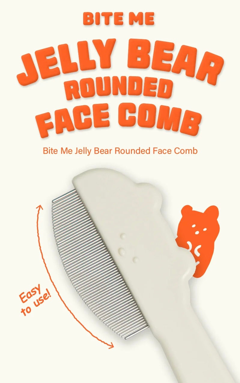 BiteMe Jelly Bear Rounded Face Comb