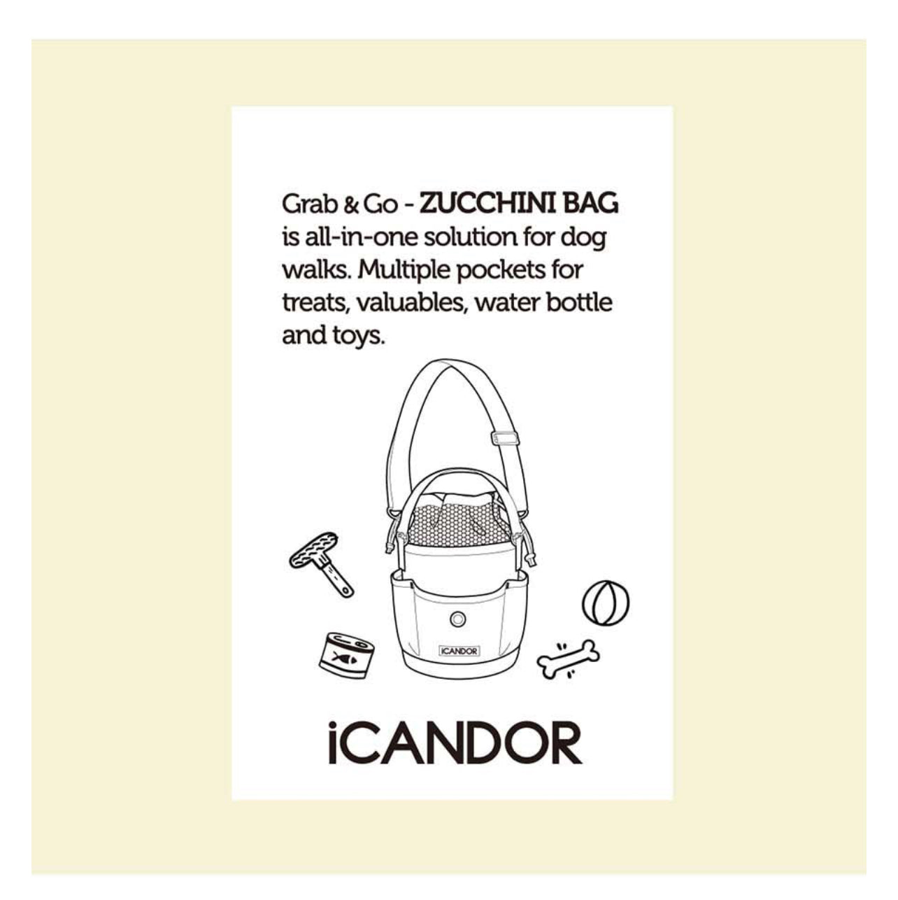 iCANDOR Zucchini Bag (Big Fish)